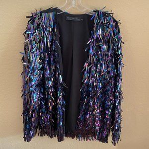NEW house of harlow 1960 x revolve rocco sequin jacket
